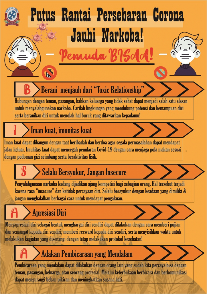 PUTUS RANTAI PERSEBARAN CORONA DAN NARKOBA