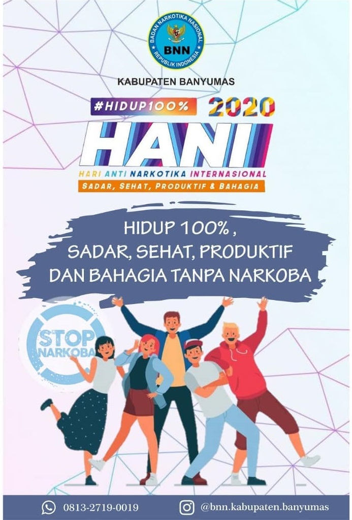 Hidup 100% Sadar Sehat Produktif Bahagia Tanpa Narkoba