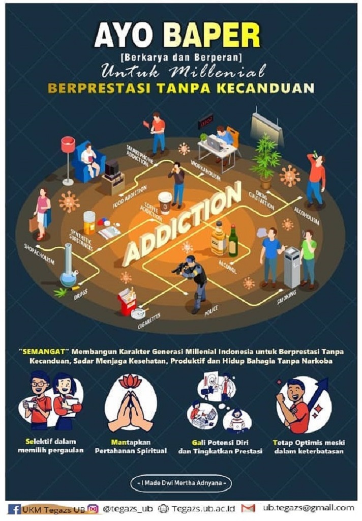 Ayo Berkarya dan Berperan Untuk Milenial Berprestasi Tanpa Kecanduan