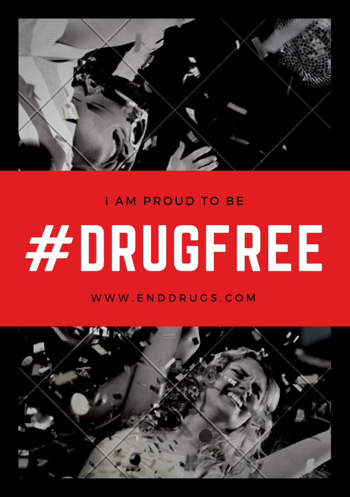 I AM PROUD TO BE #DRUGFREE