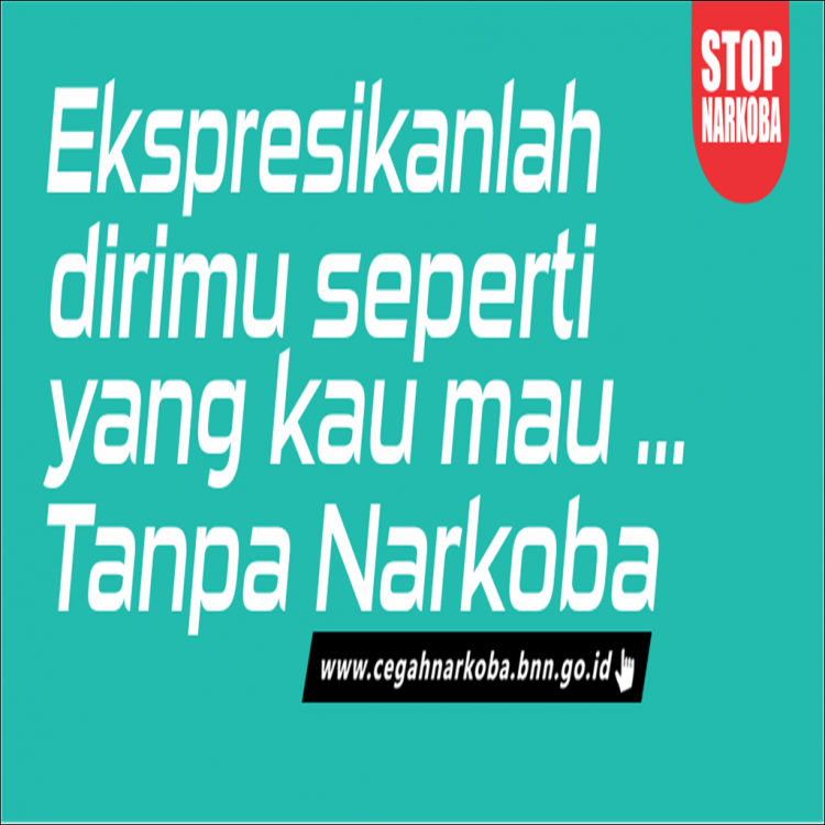 Ekspresikanlah Dirimu Tanpa Narkoba