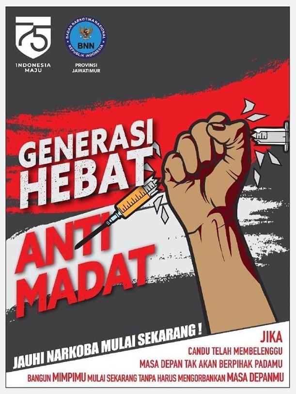 Generasi Hebat Anti Madat, Jauhi Narkoba Mulai Sekarang