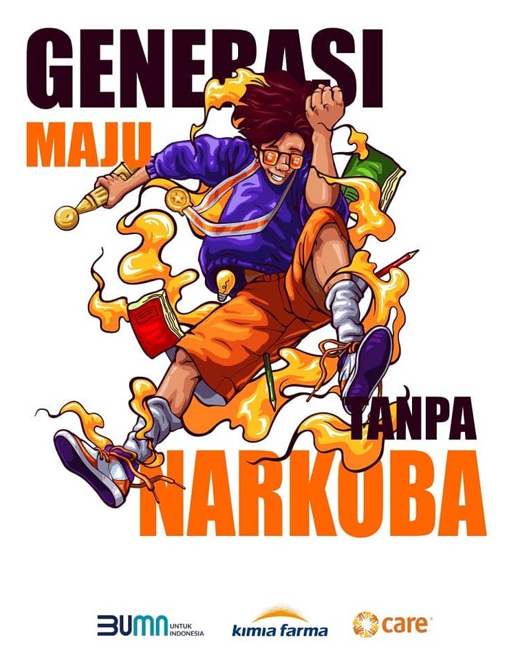 Generasi Maju Tanpa Narkoba - Putih