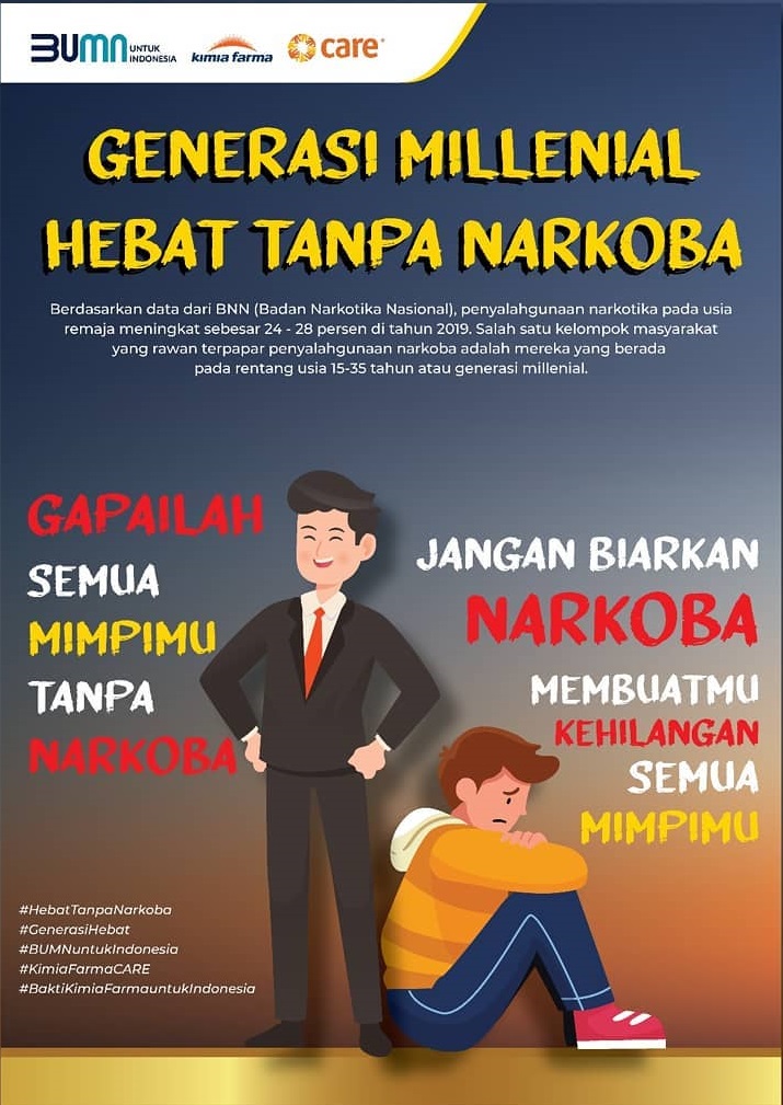 Generasi Millenial Hebat Tanpa Narkoba