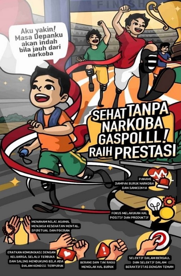 Sehat Tanpa Narkoba Gaspoll Raih Prestasi