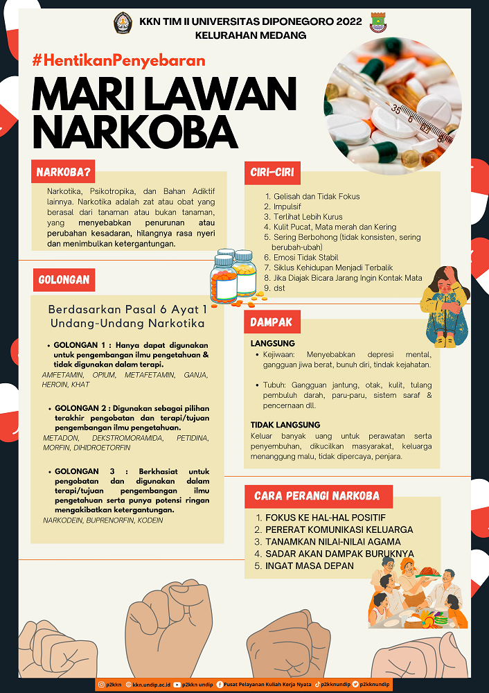 Hentikan Penyebaran, Mari Lawan Narkoba