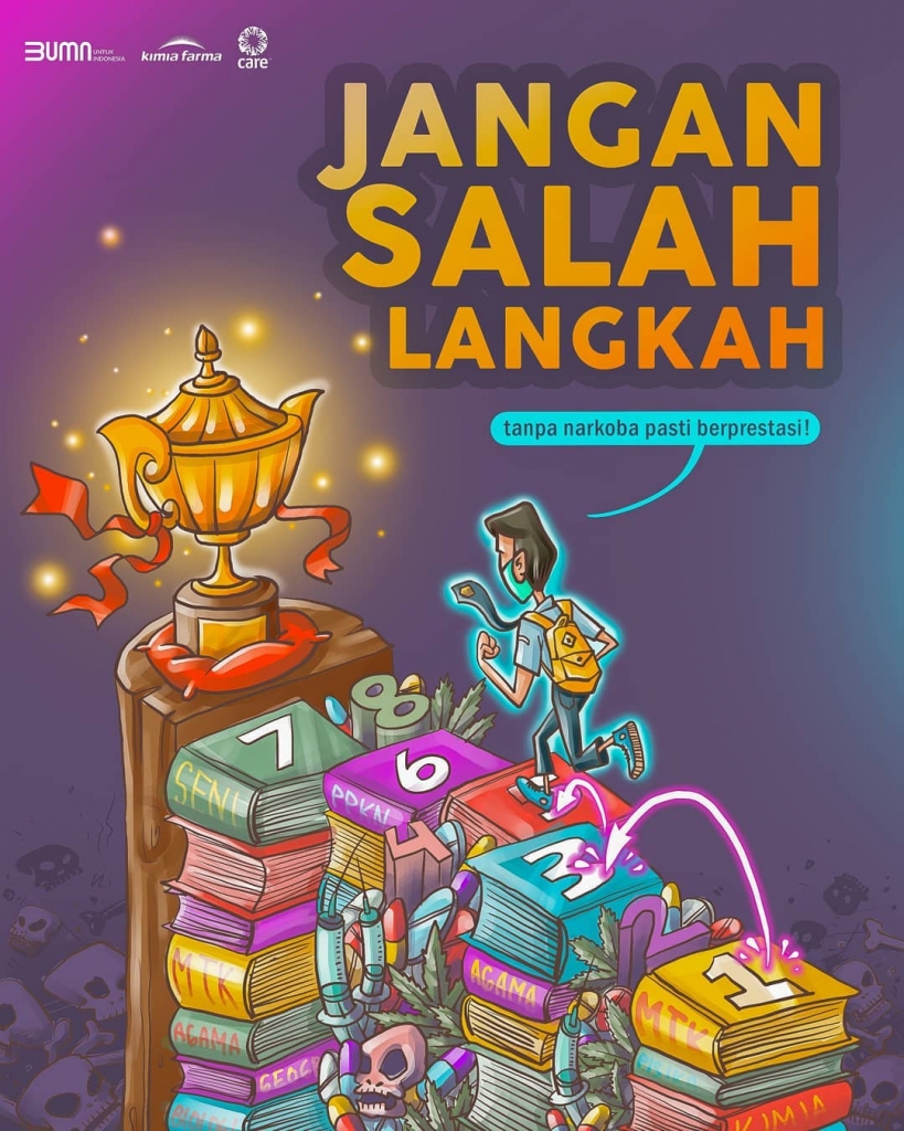 Jangan Salah Langkah, Tanpa Narkoba Pasti Berprestasi