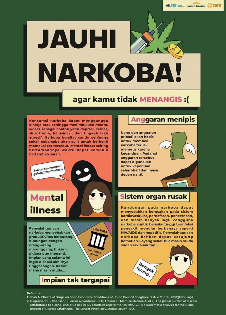 Jauhi Narkoba, Agar Kamu Tidak Menangis
