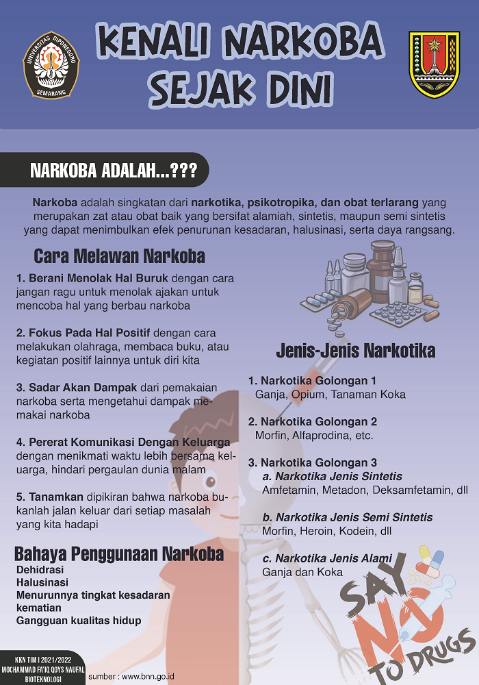 Kenali Narkoba Sejak DIni