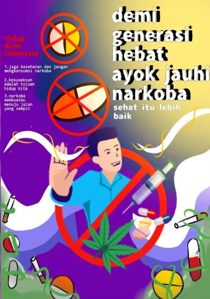 Demi Generasi Hebat Ayok Jauhi Narkoba