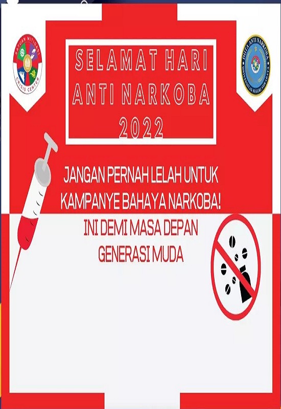 Selamat Hari Anti Narkoba 2022