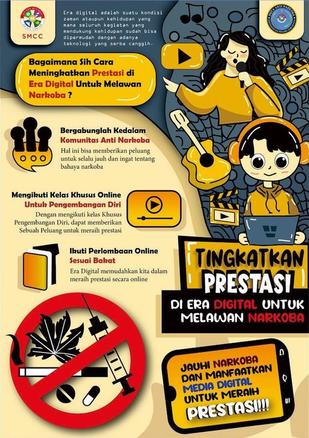 Tingkatkan Prestasi Di Era Digital Untuk Melawan Narkoba