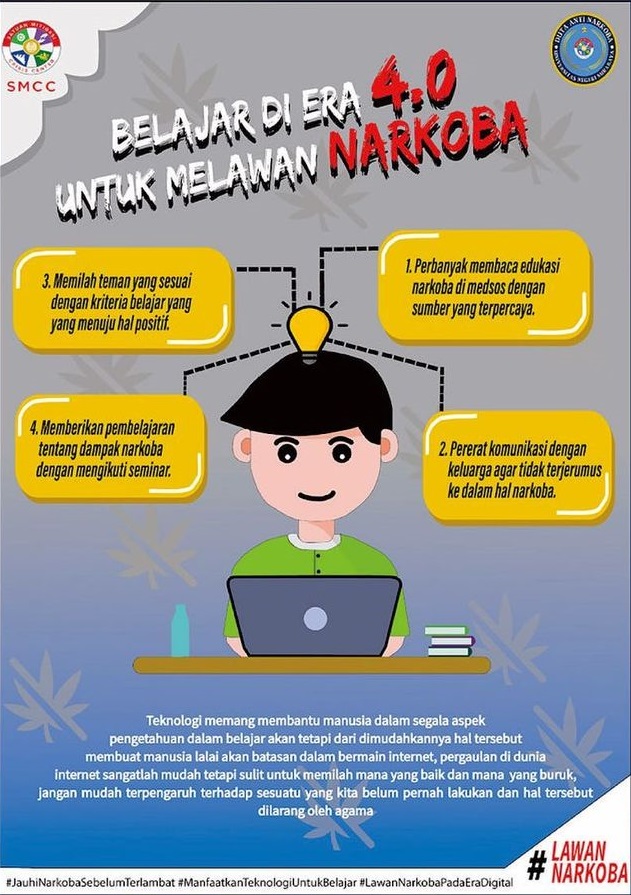 Belajar Di Era 4.0 Untuk Melawan Narkoba