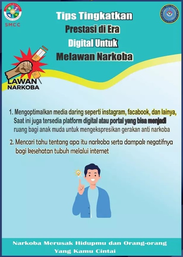Tips Tingkatkan Prestasi Di Era Digital Untuk Melawan Narkoba