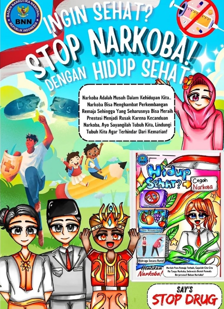 Ingin Sehat? Stop Narkoba! Dengan Hidup Sehat