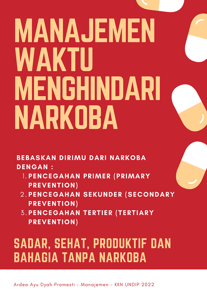 Manajemen Waktu Menghindari Narkoba