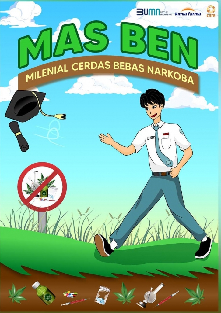 Mas Ben, Milenial Cerdas Bebas Narkoba