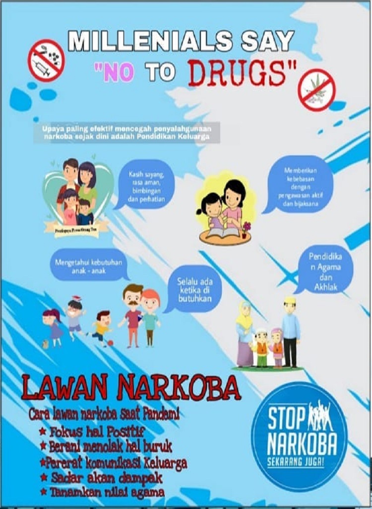 Millenials Say No To Drugs, Stop Narkoba Sekarang Juga