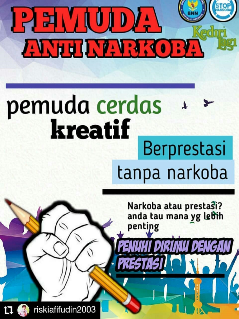 Pemuda Anti Narkoba, Pemuda Cerdas Kreatif, Berprestasi Tanpa Narkoba