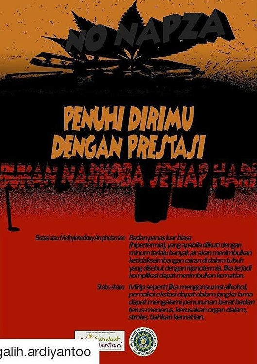 Penuhi Dirimu Dengan Prestasi Bukan Narkoba