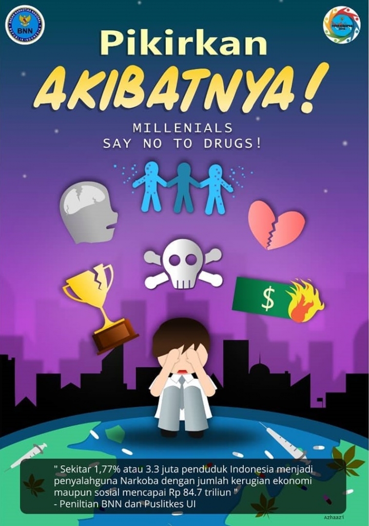 Pikirkan Akibatnya Millenial Say No To Drugs