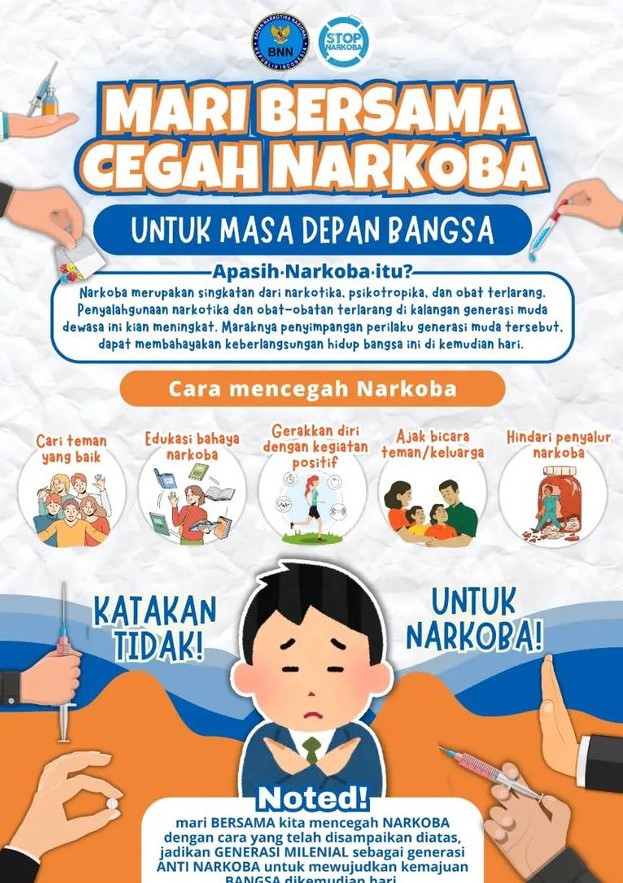Mari Bersama Cegah Narkoba Untuk Masa Depan Bangsa
