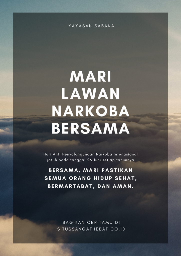 Template Poster Canva Sederhana Bertepi Gambar Narkoba Kesadaran Poster