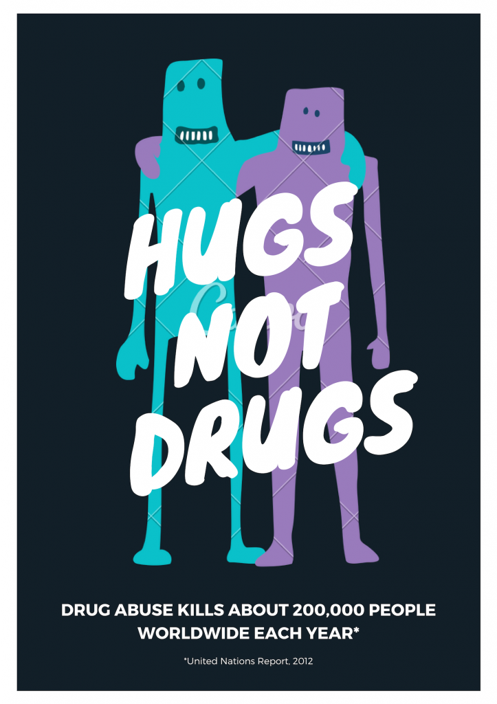 HUGS NOT DRUGS