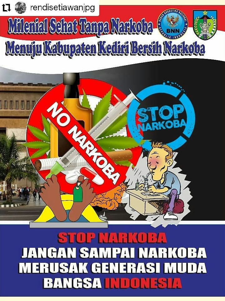 Stop Narkoba, Jangan Sampai Narkoba Merusak Generasi Muda Bangsa Indonesia