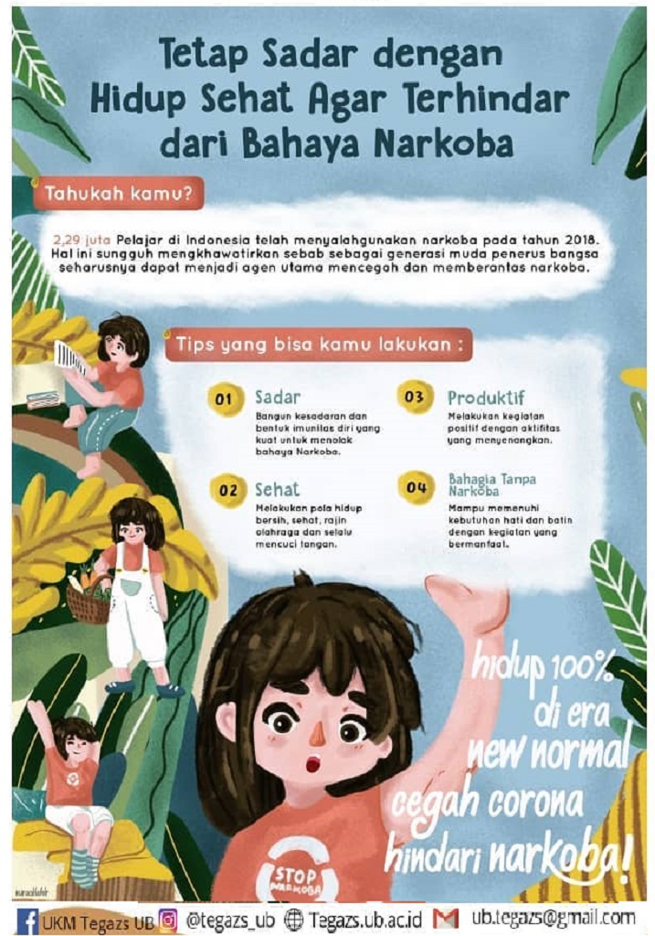 Tetap Sadar Dengan Hidup Sehat Agar Terhindar Dari Bahaya Narkoba