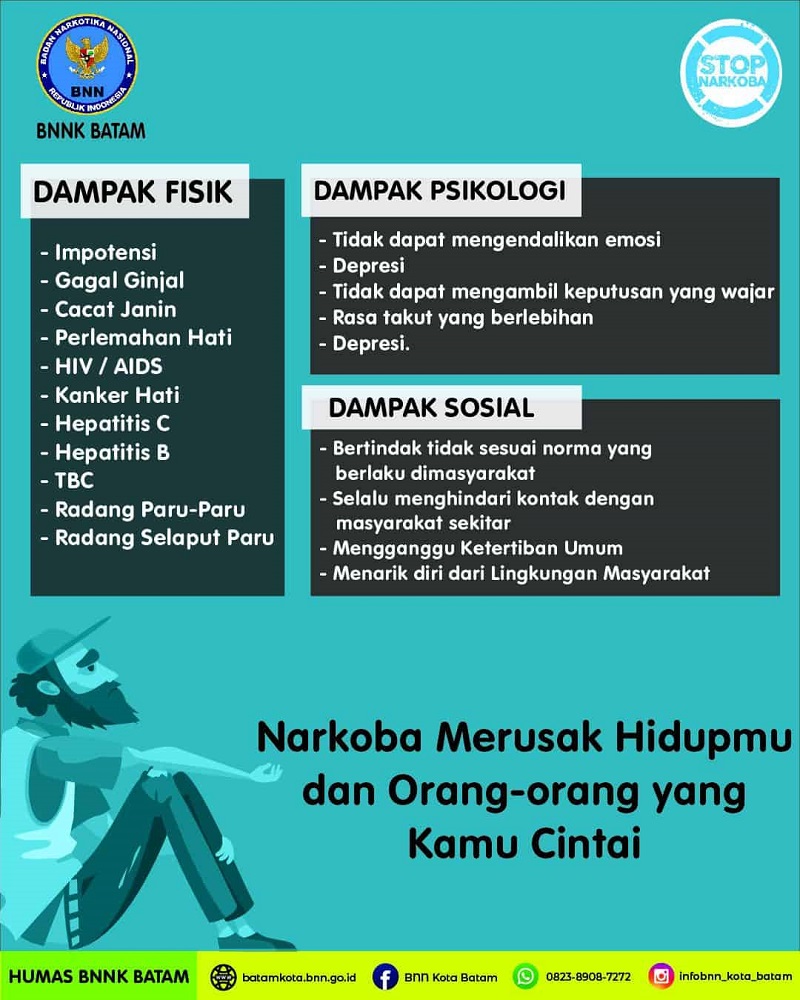 Narkoba Merusak Hidupmu dan Orang Yang Kamu Cintai