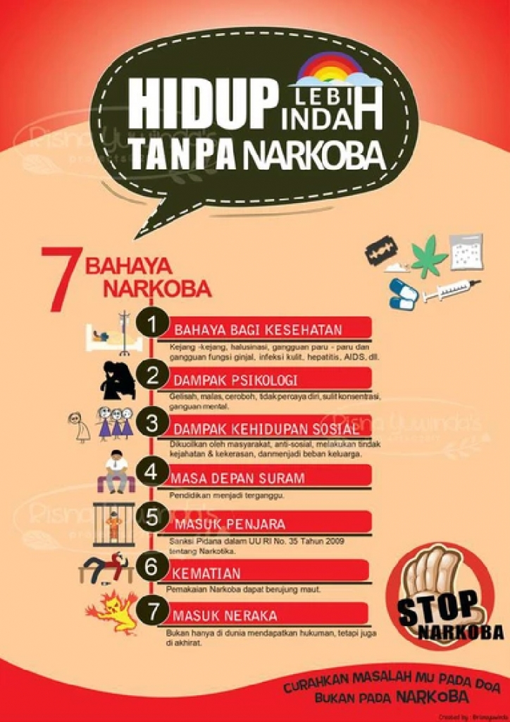 7 Bahaya Narkoba