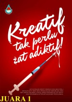 Kreatif Tak Perlu Zat Adiktif