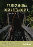 Template Poster Canva Kesadaran Narkoba Wanita Hijau