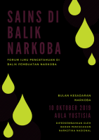 Template Poster Canva Putih Hijau Bentuk Tetesan Kesadaran Narkoba Poster