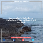 Kamu adalah lebih berharga daripada narkoba. Jadilah pribadi yang kuat.
